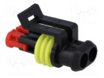 Βύσμα Οχημάτων Superseal 1.5 Θηλυκό 2 Pin IP67 Καλωδίου, Χωρίς Επαφές TE Connectivity 282080-1 - Image 2