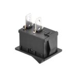 Διακόπτης Rocker OFF-(ON) 2 Pin SPST, 10A/250VAC, για Άνοιγμα 19.4x13mm SCI R13-66F-02-BB-3D - Image 2