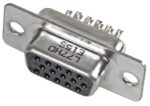 Βύσμα D-Sub 15 Pin (3x5) Θηλυκό για Καλώδιο Amphenol ICC L77HDE15S