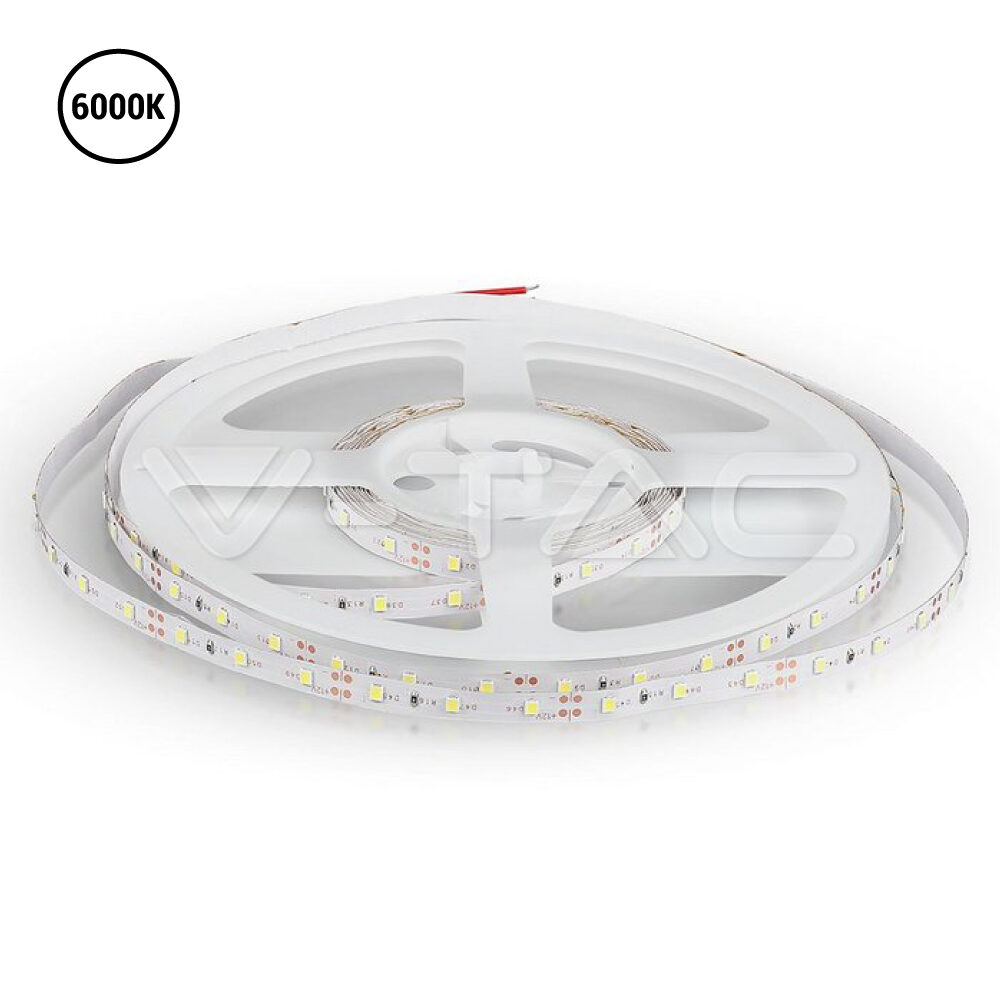 733096-o1.jpg Ταινία LED 12V 3.6W Ψυχρό Λευκό 6000K 400lm IP20 1m SMD5050 V-TAC 2005 - Image 1