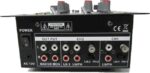 MegaSound DJ-312BT-USB Αναλογικός Μίκτης 2 Καναλιών με Bluetooth & USB Player Μαύρος - Image 2
