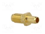 Βύσμα SMA Θηλυκό Reverse Πρεσαριστό Καλωδίου RG58 SMA-013RP - Image 2