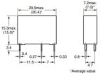 Ρελέ Ηλεκτρομαγνητικό 12VDC 3A 1 Επαφής N.O 4 Pin για PCB Omron G5NB-1A 12VDC - Image 3