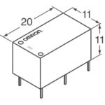 Ρελέ Ηλεκτρομαγνητικό 24VDC 5A 2 Επαφών N.O 6 Pin για PCB Omron G6B-2214P-US 24VDC - Image 3