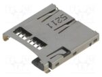Υποδοχή για Κάρτες MicroSD για PCB SMD Push-Push Attend 112A-TAAR-R03