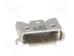 Βύσμα Micro USB 2.0 5 Pin Θηλυκό Οριζόντιο για PCB SMD Molex 47589-0001 - Image 3