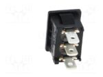 Διακόπτης Rocker ON-(ON) 3 Pin SPDT, 10A/250VAC, για Άνοιγμα 19.4x13mm SCI R13-66G-02-BB-5D - Image 2