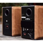 Wooger W25 Ζεύγος Ηχείων 50W με Ενισχυτή FM/USB/SD/Bluetooth Καφέ - Image 2