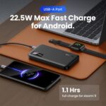 UGREEN Ταχυφορτιστής Power Bank 10.000mAh PD & QC3.0 με Ψηφιακή Ένδειξη 1x USB Type A, 1x USB-C 20W Max. Μαύρο PB311 25742 - Image 4