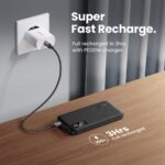 UGREEN Ταχυφορτιστής Power Bank 10.000mAh PD & QC3.0 με Ψηφιακή Ένδειξη 1x USB Type A, 1x USB-C 20W Max. Μαύρο PB311 25742 - Image 5