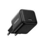 UGREEN Mini Ταχυφορτιστής Πρίζας με USB-C Power Delivery 20W Τεχνολογίας GaN 40.5x33.6x32.5mm Μαύρος X512/55553