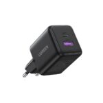 UGREEN Ταχυφορτιστής Πρίζας με USB-C Power Delivery & USB-A Quick Charge 3.0 30W Max. Τεχνολογίας GaN Μαύρος X516 65014
