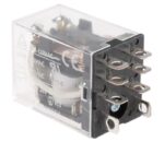 Ρελέ Ηλεκτρομαγνητικό 12VDC 10A 2 Επαφών N.O+N.C 8 Pin Faston Omron LY2 12VDC