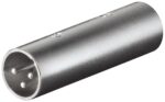 Adaptor XLR 3 Pin Αρσενικό σε Αρσενικό Μεταλλικό Goobay 27460