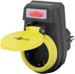 Goobay Πρίζα Ασφαλείας 16A 3680W για Εξωτερικούς Χώρους IP44 με Διακόπτη 41266
