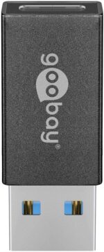Goobay Μετατροπέας USB-A 3.0 Αρσενικό σε USB-C 3.2 Θηλυκό Μαύρο 45400