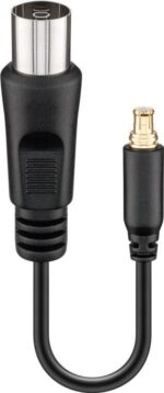 Adaptor Βύσμα Κεραίας TV Θηλυκό σε MCX Αρσενικό Πλαστικό Μαύρο Goobay 67227 - Image 2