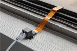 Καλωδιοταινία 0.3mm με Βύσματα RJ45 Θηλυκά για Πέρασμα Καλωδίου από Παράθυρα & Πόρτες 30cm 10 MBit/s Χαλκός Goobay 71412 - Image 2