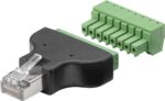 Βύσμα RJ45 8P8C Αρσενικό με Κλέμμα Πλαστικό Goobay 76736