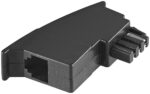 Adaptor Τηλεφωνικό Γερμανικού Τύπου TAE Αρσενικό σε RJ11 6P4C Θηλυκό Goobay 50309