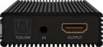 HDMI Audio Extractor 4K 60Hz με Έξοδο Ήχου 3.5mm και Toslink, Υποστήριξη ARC Μαύρο Goobay 58477 - Image 4