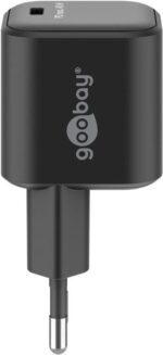 Goobay Mini Ταχυφορτιστής Πρίζας με USB-C Power Delivery 45W Τεχνολογίας GaN 74.3x35.8x35.8mm Μαύρος 65331 - Image 2