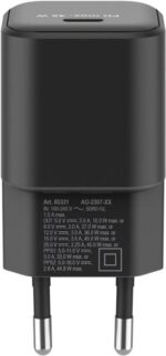 Goobay Mini Ταχυφορτιστής Πρίζας με USB-C Power Delivery 45W Τεχνολογίας GaN 74.3x35.8x35.8mm Μαύρος 65331 - Image 3