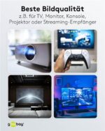 Καλώδιο HDMI v2.1 Hybrid Optical 8K 60Hz 48Gbps 40m (AOC) Μαύρο Goobay 65561 - Image 4