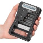 Battery Tester με Οθόνη LCD Κατάλληλος για Πολλαπλά Μεγέθη Μπαταριών Μαύρος Goobay 72511 - Image 2