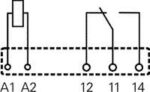 Ρελέ Ηλεκτρομαγνητικό 12VDC 6A 1 Επαφής N.O 4 Pin για PCB Schrack 0-1393236-8 - Image 2