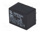 Ρελέ Ηλεκτρομαγνητικό 24VDC 10A 1 Επαφής N.O+N.C 5 Pin για PCB Recoy LT-24G