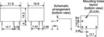 Ρελέ Ηλεκτρομαγνητικό 24VDC 10A 1 Επαφής N.O+N.C 5 Pin για PCB Recoy LT-24G - Image 3