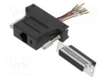 Adaptor D-Sub 25 Pin Θηλυκό σε RJ45 Θηλυκό MHDA25-SMJ8-K-RC