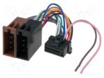 Καλωδίωση Αυτοκινήτου ISO για Sony MDX 800 REC 16 Pin Μαύρο-Καφέ 4Carmedia ZRS-88