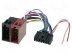 Καλωδίωση Αυτοκινήτου ISO για Sony 18 Pin Μαύρο-Καφέ 4Carmedia ZRS-46