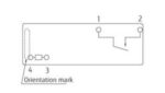 Ρελέ Ηλεκτρομαγνητικό 24VDC 3A 1 Επαφής N.O 4 Pin για PCB Fujitsu FTR-F3AA024E - Image 2