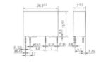 Ρελέ Ηλεκτρομαγνητικό 24VDC 3A 1 Επαφής N.O 4 Pin για PCB Fujitsu FTR-F3AA024E - Image 3