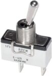 Διακόπτης Μοχλού Toggle OFF-ON 2 Pin SPST, 15A/250VAC, Φ12.2mm Apem 631H