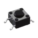 Microswitch TACT 4 Pin Push ON SPST-NO, 1.6N, SMT 6x6x4.3mm Schurter 1301.9314