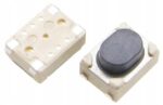 Microswitch TACT 4 Pin Push ON SPST-NO, 0.4N, SMT 4.2x3.2x2.5mm C&K PTS815SJG250SMTRLFS