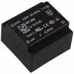 Μετασχηματιστής PCB Κλειστού Τύπου Π: 400VAC Δ: 12VAC 0.35VA HAHN
