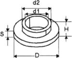 Μονωτική Ροδέλα TO220,Φ6.2mm, 130°C Max. Ninigi NIPPEL-TO220/1 - Image 2