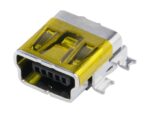 Βύσμα Mini USB-Β 5 Pin Θηλυκό Οριζόντιο για PCB SMT Molex 675031020