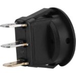 Διακόπτης Rocker OFF-ON 3 Pin SPST, Φωτιζόμενος Κόκκινος 20A/14VDC, Φ20.2mm SCI R13-112L-02-BBCR-L1 - Image 2