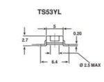 Ποτενσιόμετρο Trimmer Μονόστροφο Οριζόντιο SMD 100kΩ 250mW 5x5x2.7mm IP67 Vishay TS53YL104MR10 - Image 2