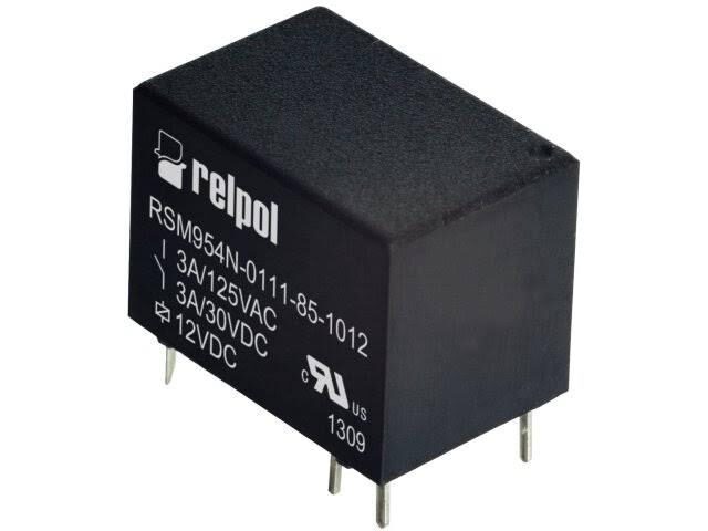826064-o1.jpg Ρελέ Ηλεκτρομαγνητικό 5VDC 3A 1 Επαφής N.C+N.O 6 Pin για PCB Relpol RSM954N-0111-85-1005 - Image 1