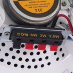 Megasound SM-M545C Ηχείο Οροφής 5" για Οπή Φ152mm 1.5/3/6W 100V Μεταλλικό Λευκό - Image 4
