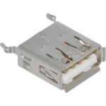 Βύσμα USB 2.0 Type A Θηλυκό Οριζόντιο για PCB Keystone 923