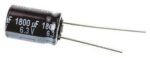 Πυκνωτής Ηλεκτρολυτικός 1800μF 6.3VDC 105°C Low ESR: 28mΩ Φ10x16mm Panasonic EEUFR0J182B
