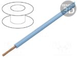 Καλώδιο Πολύκλωνο Συνδεσμολογίας 0.35mm, Χαλκός, Ανοιχτό Μπλε Μόνωση 1m BQ Cable LGY0.35-BB